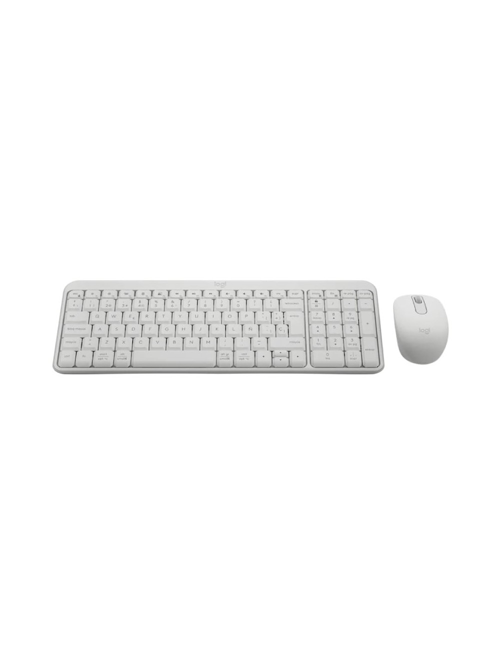 Teclado y Ratón Inalámbricos Logitech Wireless Combo MK250/ Blanco