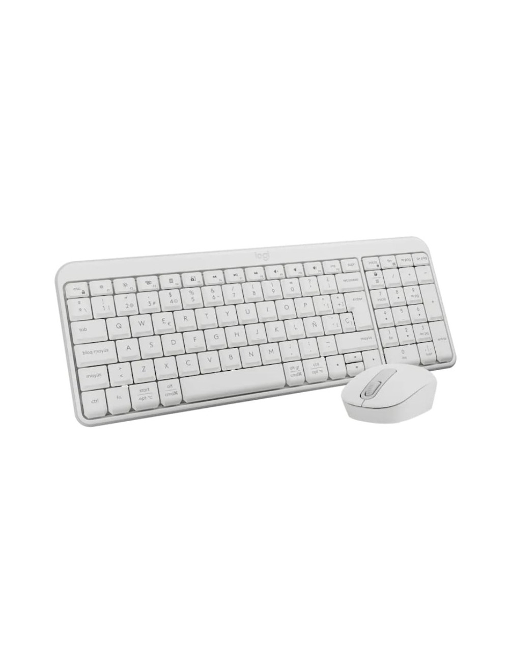 Teclado y Ratón Inalámbricos Logitech Wireless Combo MK250/ Blanco