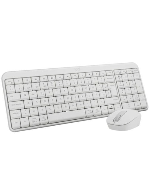 Teclado y Ratón Inalámbricos Logitech Wireless Combo MK250/ Blanco