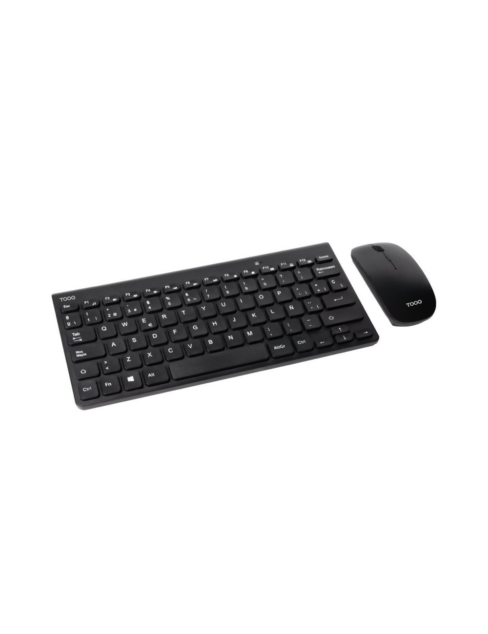 Teclado y Ratón Inalámbricos TooQ TQKMW-3101-B