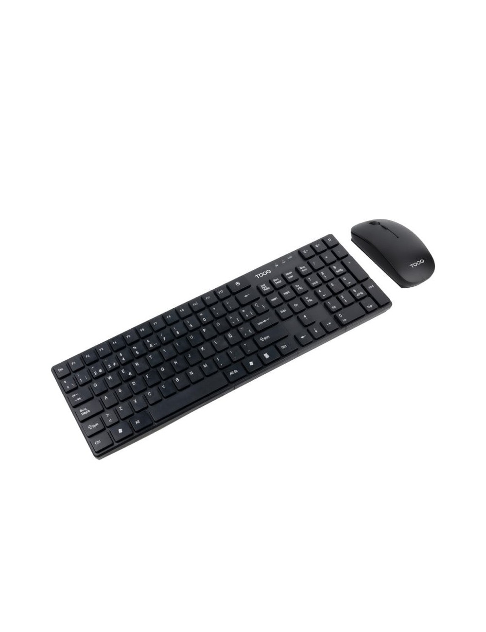 Teclado y Ratón Inalámbricos TooQ TQKMW-3102-B