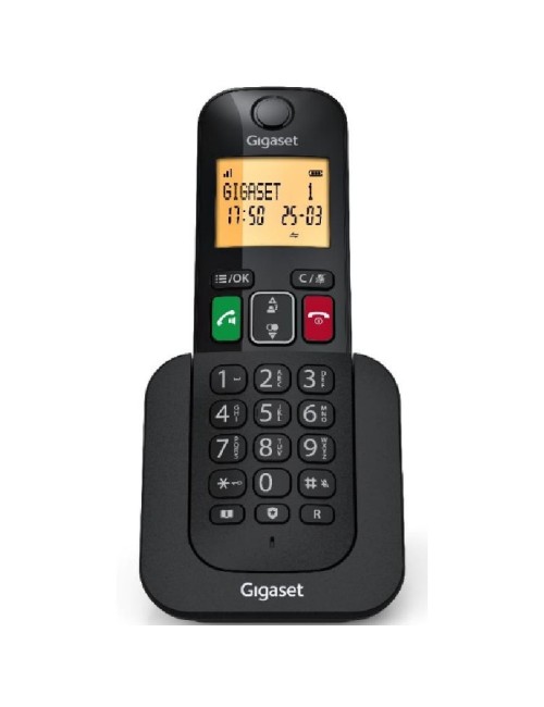 Teléfono Inalámbrico Gigaset Elemental 400 DUO/ Negro