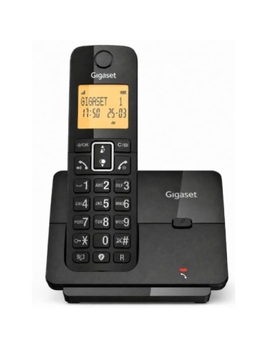 Teléfono Inalámbrico Gigaset Essential 300/ Negro