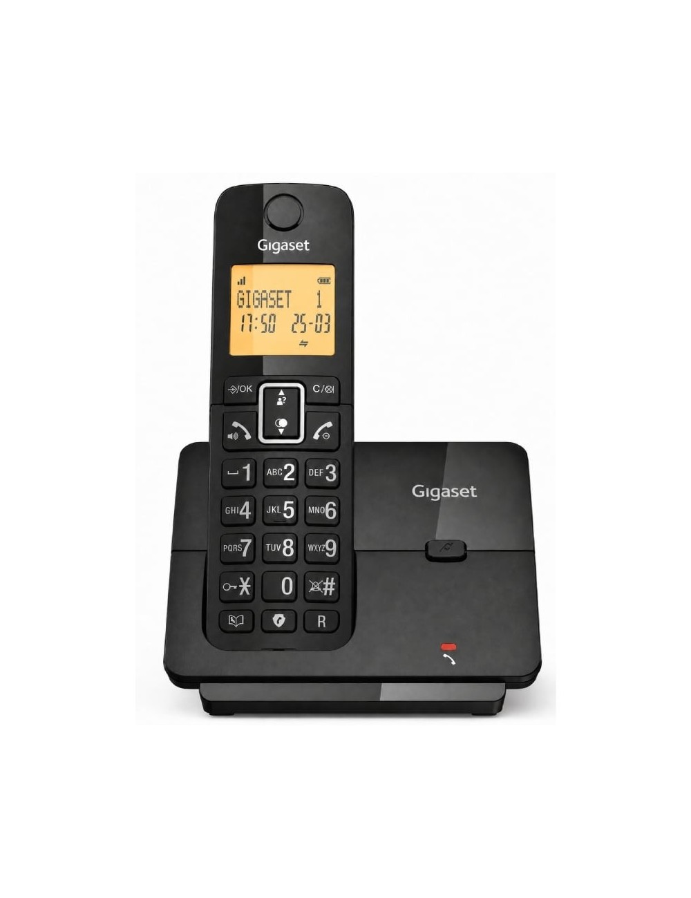 Teléfono Inalámbrico Gigaset Essential 300/ Negro