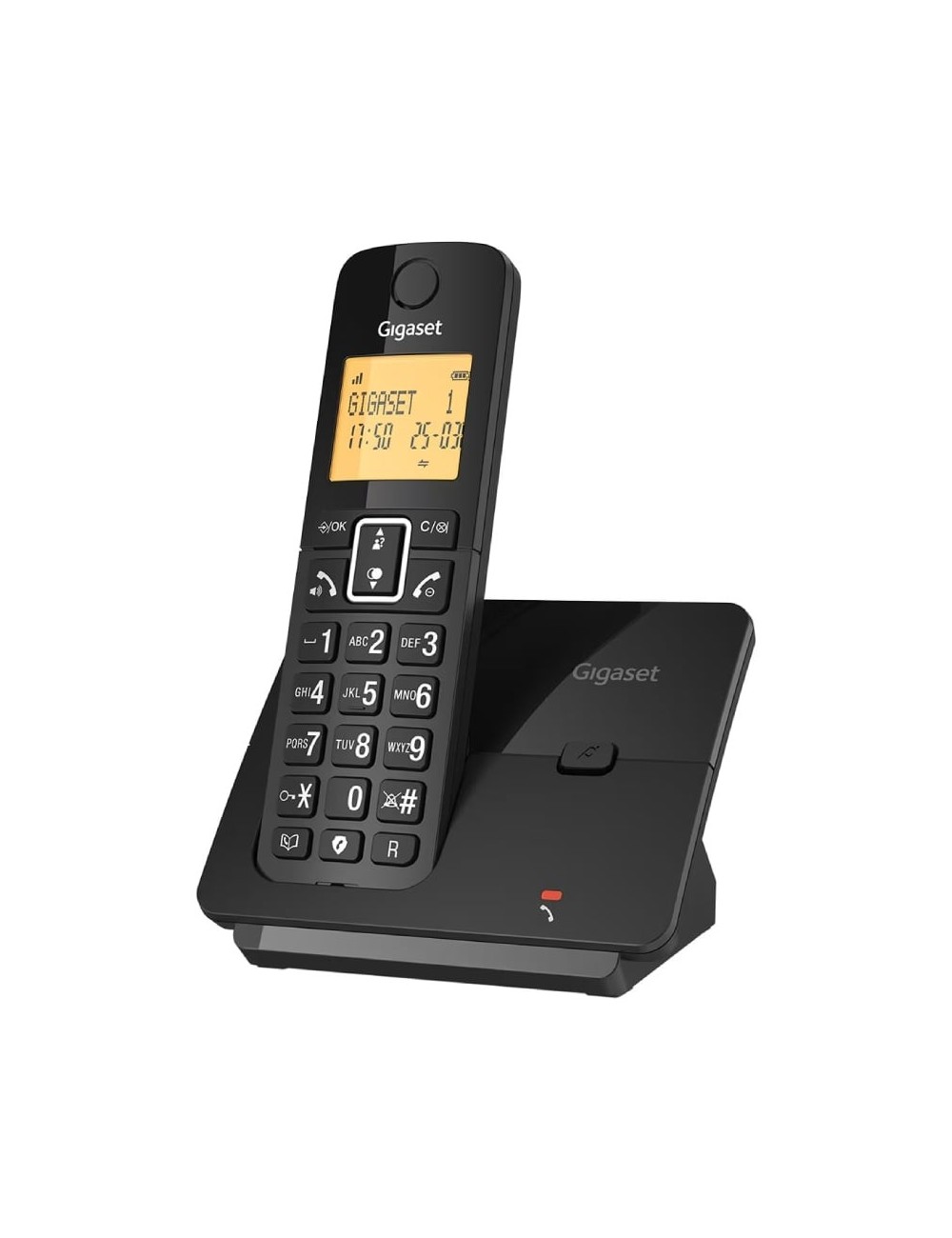 Teléfono Inalámbrico Gigaset Essential 300 DUO/ Negro