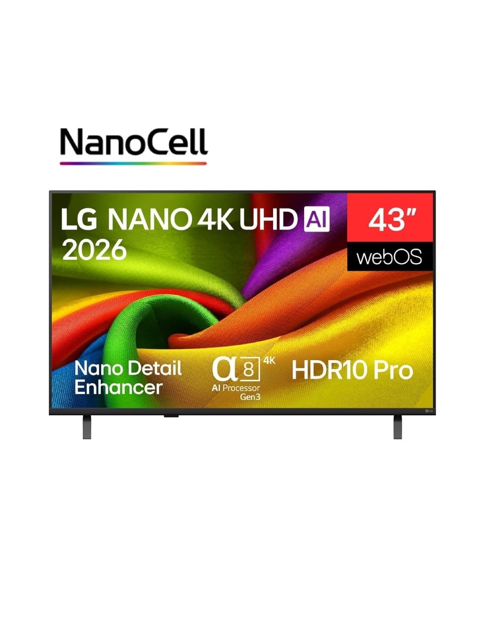 Televisor LG NanoCell 43NU850B6LA 43'/ Ultra HD 4K/ Smart TV/ WiFi