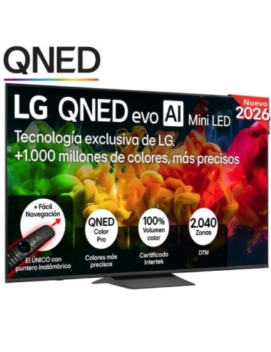Televisor LG QNED evo AI QNED8EB Mini LED 55QNED8EB3B 55'/ Ultra HD 4K/ Smart TV/ WiFi