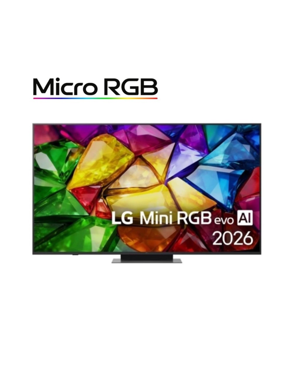 Televisor LG Micro RGB evo AI MRGB86 65MRGB86B6A 65'/ Ultra HD 4K/ Smart TV/ WiFi