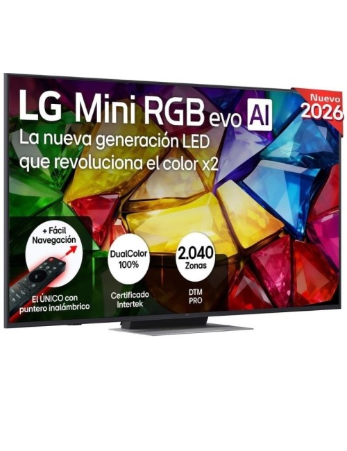 Televisor LG Micro RGB evo AI MRGB86 65MRGB86B6A 65'/ Ultra HD 4K/ Smart TV/ WiFi