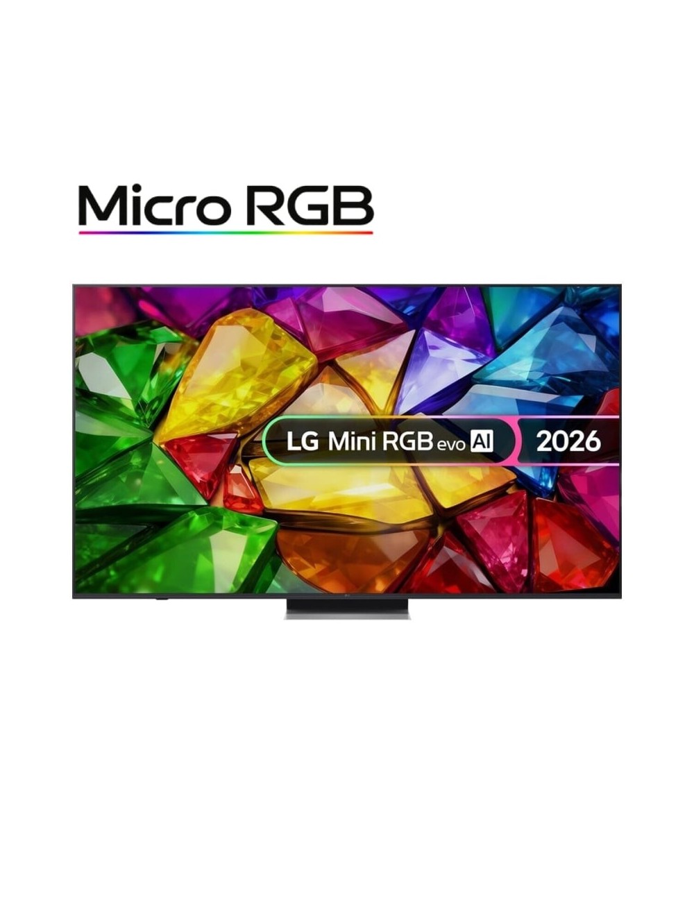Televisor LG Micro RGB evo AI MRGB86 75MRGB86B6A 75'/ Ultra HD 4K/ Smart TV/ WiFi