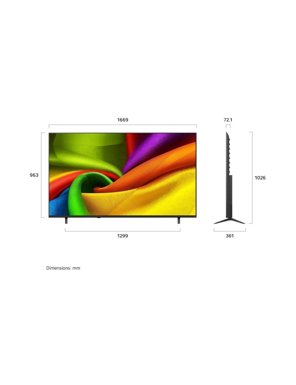 Televisor LG NanoCell 75NU850B6LA 75'/ Ultra HD 4K/ Smart TV/ WiFi/ Negro