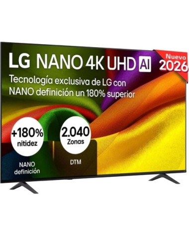 Televisor LG NanoCell 75NU8E0B3LA 75'/ Ultra HD 4K/ Smart TV/ WiFi/ Negro