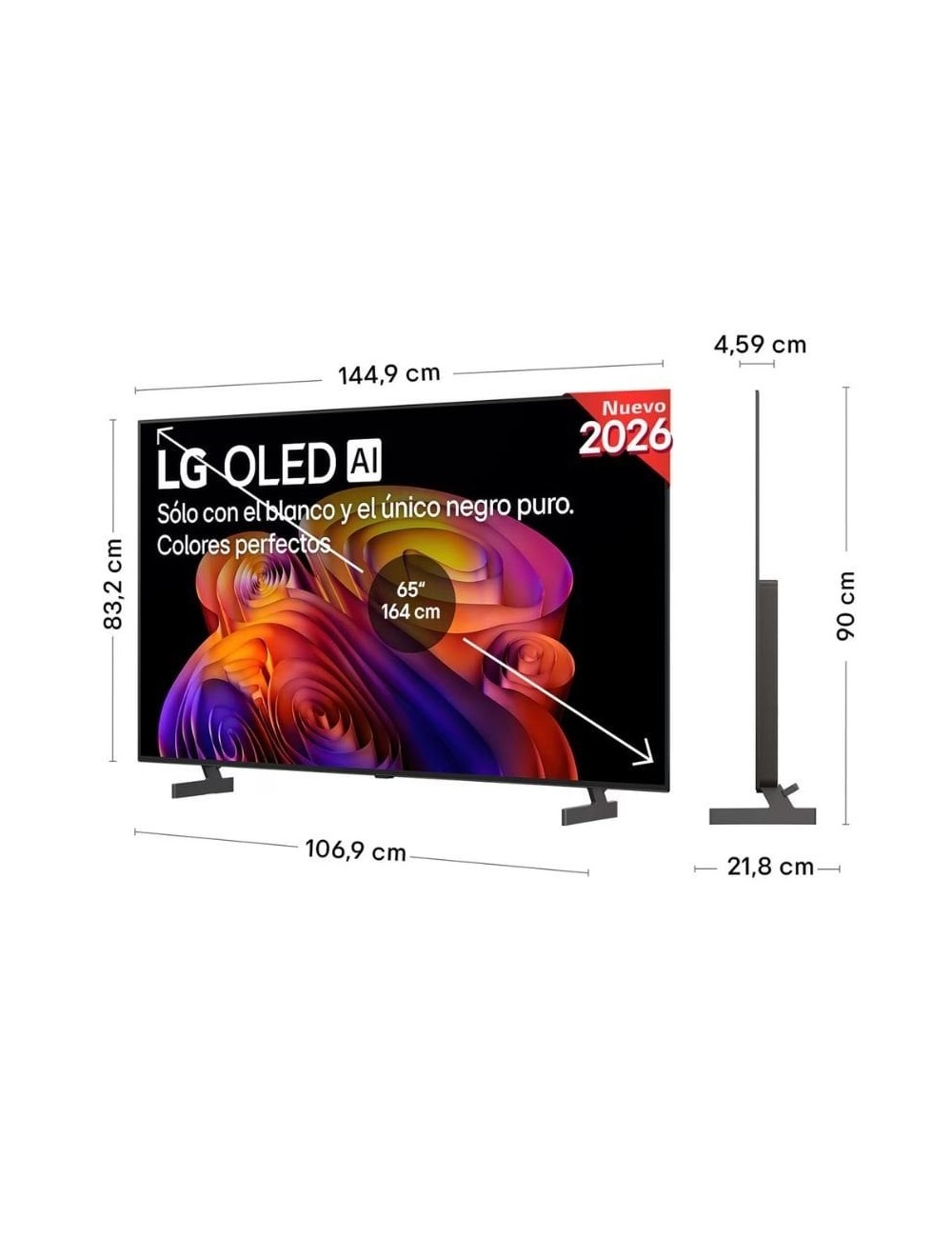 Televisor LG OLED AI B6 OLED65B6ELC 65'/ Ultra HD 4K/ Smart TV/ WiFi