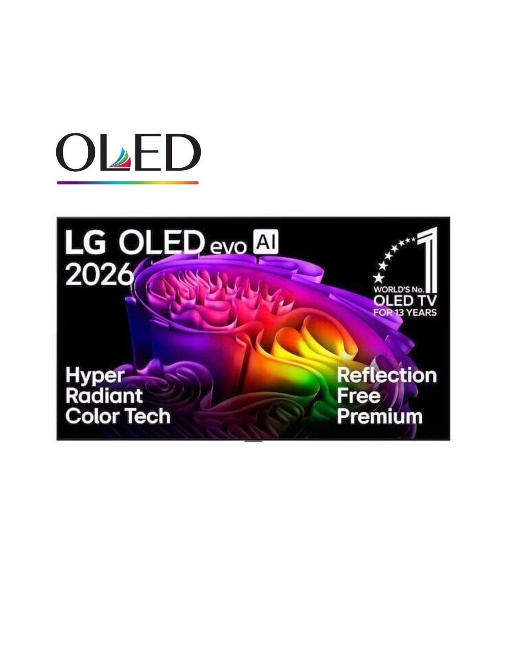 Televisor LG OLED Evo AI G6 OLED65G68LW 65'/ Ultra HD 4K/ Smart TV/ WiFi