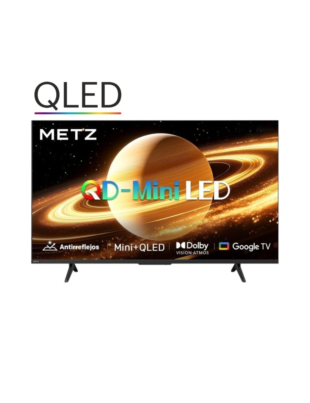 Televisor Metz QLED MiniLED 55MNH7000Z 55'/ Ultra HD 4K/ Smart TV/ WiFi