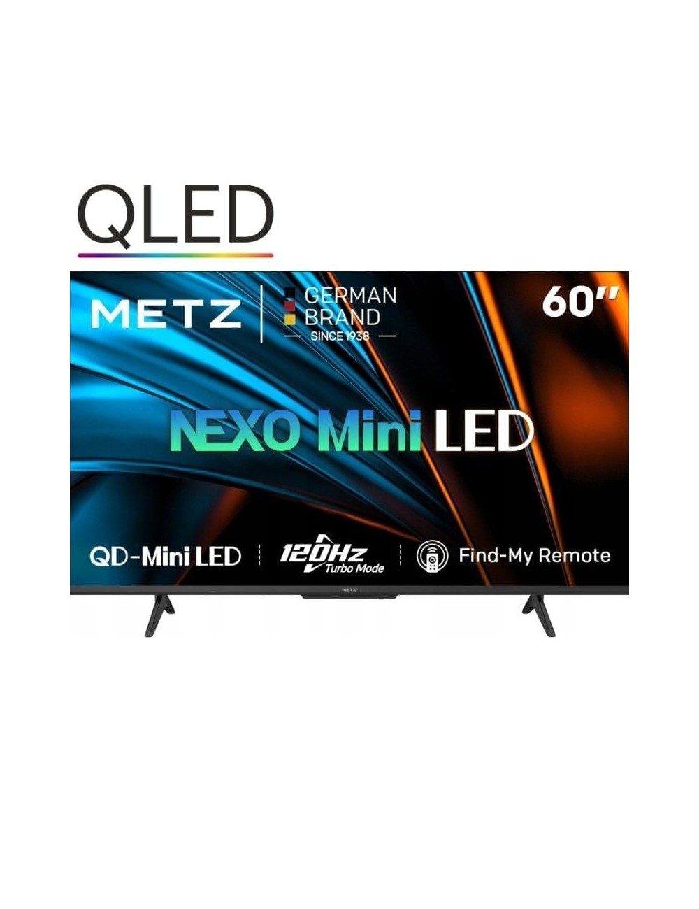 Televisor Metz QLED MiniLED 60MNH7030Z 60'/ Ultra HD 4K/ Smart TV/ WiFi