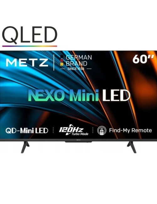 Televisor Metz QLED MiniLED 60MNH7030Z 60'/ Ultra HD 4K/ Smart TV/ WiFi