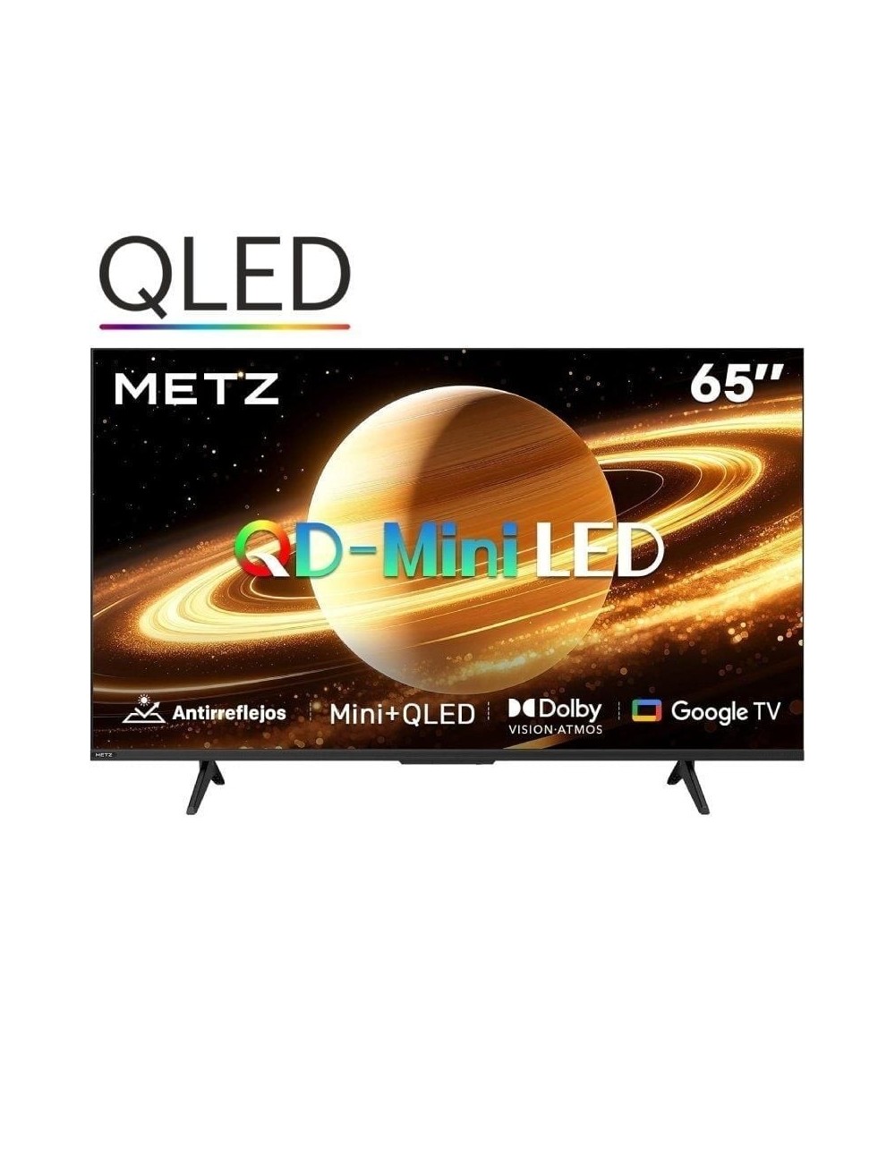 Televisor Metz QLED MiniLED 65MNH7000Z 65'/ Ultra HD 4K/ Smart TV/ WiFi