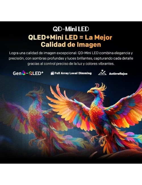 Televisor Metz QLED MiniLED 65MNH7000Z 65'/ Ultra HD 4K/ Smart TV/ WiFi