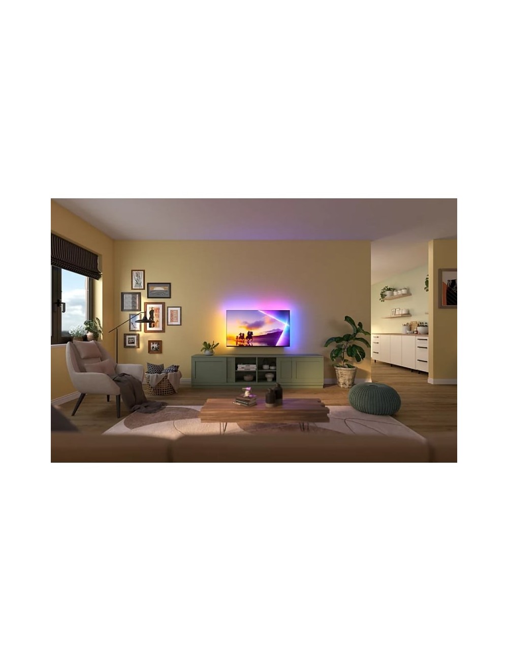 Televisor Philips QLED 55PUS8450 55'/ Ultra HD 4K/ Ambilight/ Smart TV/ WiFi