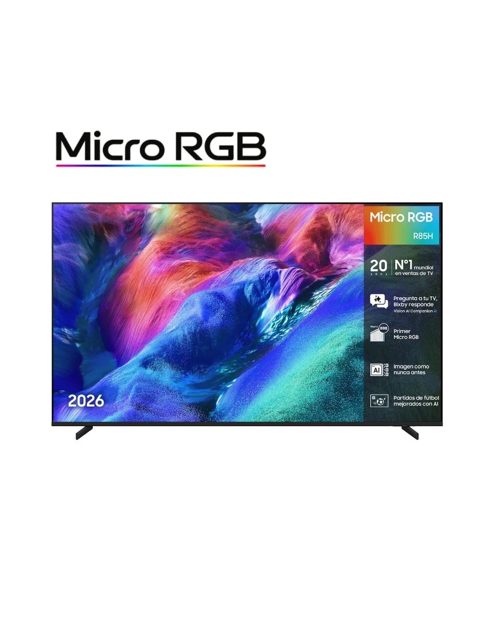 Televisor Samsung Micro RGB Vision AI R85H TMR55R85HAU 55'/ Ultra HD 4K/ Smart TV/ WiFi