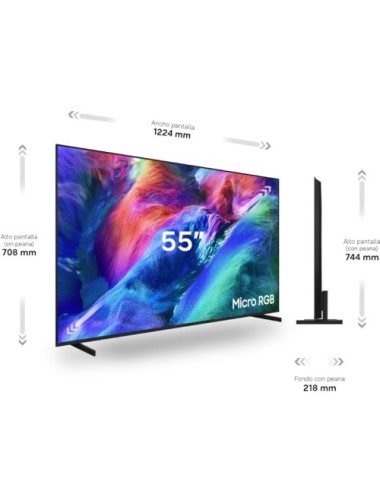 Televisor Samsung Micro RGB Vision AI R85H TMR55R85HAU 55'/ Ultra HD 4K/ Smart TV/ WiFi
