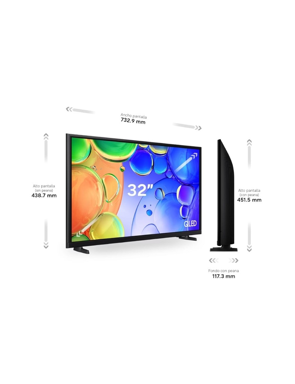 Televisor Samsung QLED Q5F 32'/ Full HD/ Smart TV/ WiFi