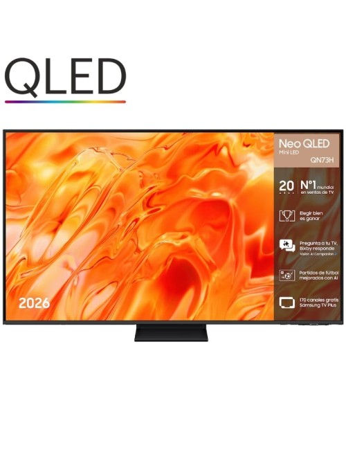 Televisor Samsung Neo QLED TQ65QN73HAU 65'/ Ultra HD 4K/ Smart TV/ WiFi