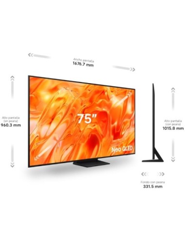 Televisor Samsung Neo QLED TQ65QN73HAU 65'/ Ultra HD 4K/ Smart TV/ WiFi