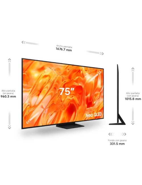 Televisor Samsung Neo QLED TQ65QN73HAU 65'/ Ultra HD 4K/ Smart TV/ WiFi