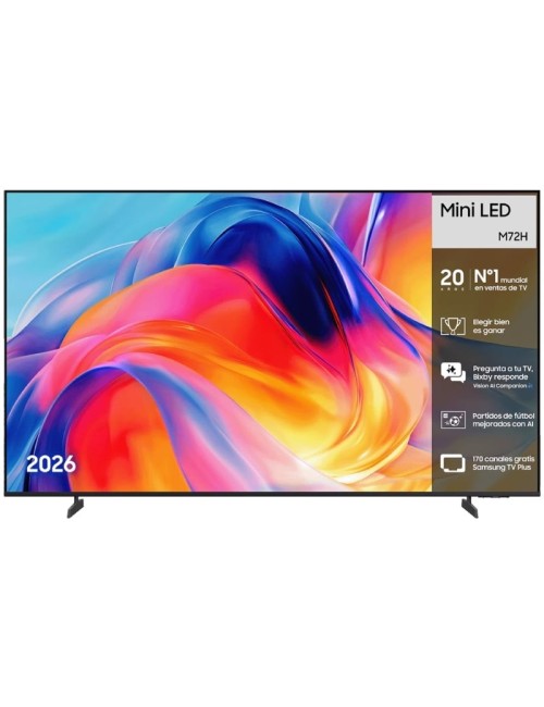 Televisor Samsung Mini LED M72H 43'/ Ultra HD 4K/ Smart TV/ WiFi