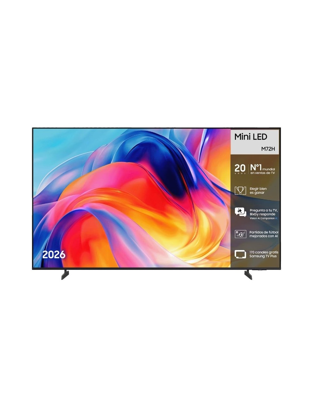 Televisor Samsung M72H 4K Vision AI 50'/ Ultra HD 4K/ Smart TV/ WiFi