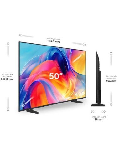 Televisor Samsung M72H 4K Vision AI 50'/ Ultra HD 4K/ Smart TV/ WiFi