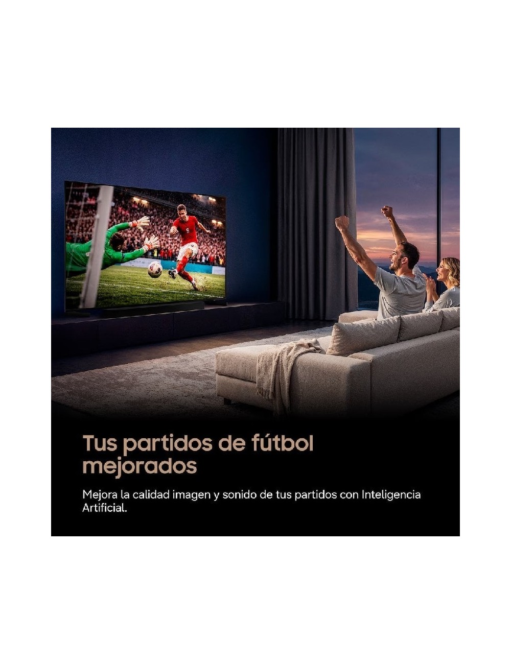 Televisor Samsung M72H 4K Vision AI 50'/ Ultra HD 4K/ Smart TV/ WiFi