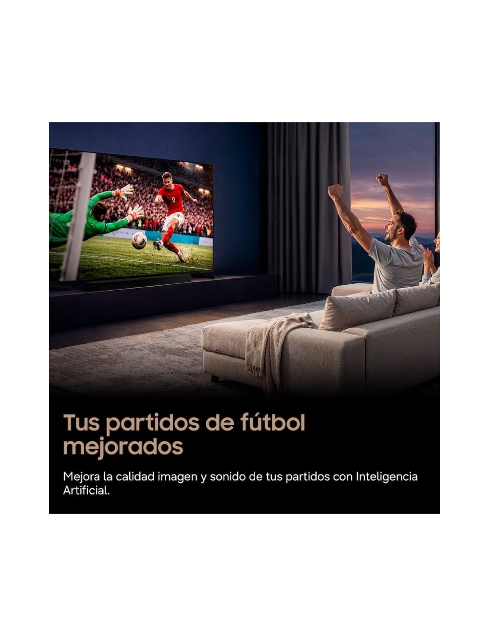 Televisor Samsung Mini LED M72H 75'/ Ultra HD 4K/ Smart TV/ WiFi