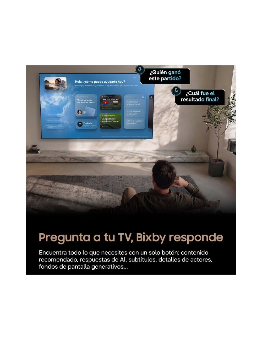 Televisor Samsung Mini LED M73H 75'/ Ultra HD 4K/ Smart TV/ WiFi
