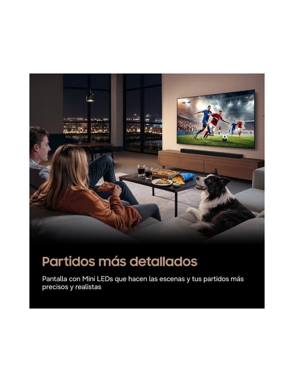 Televisor Samsung Mini LED M73H 75'/ Ultra HD 4K/ Smart TV/ WiFi