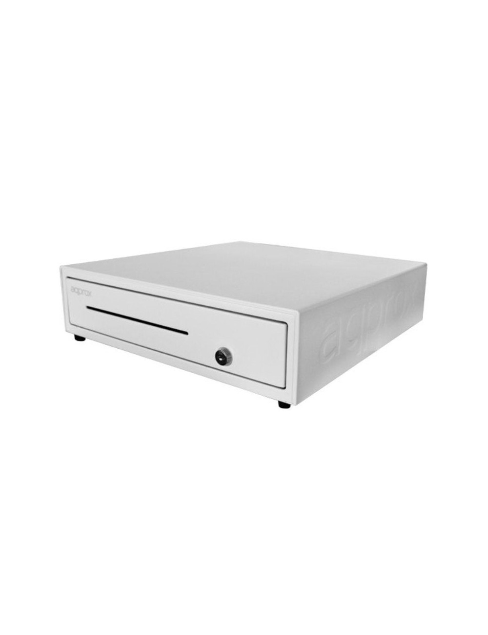 Pack Approx appPOSPACK4180WH Cajón Portamonedas/ Impresora Térmica/ Lector de Códigos y Rollos Térmicos