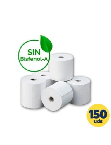 Caja de Rollos de Papel Térmico Genérico 57X50 BPA/ 57 X 50mm/ 15 paquetes/ 150 unidades