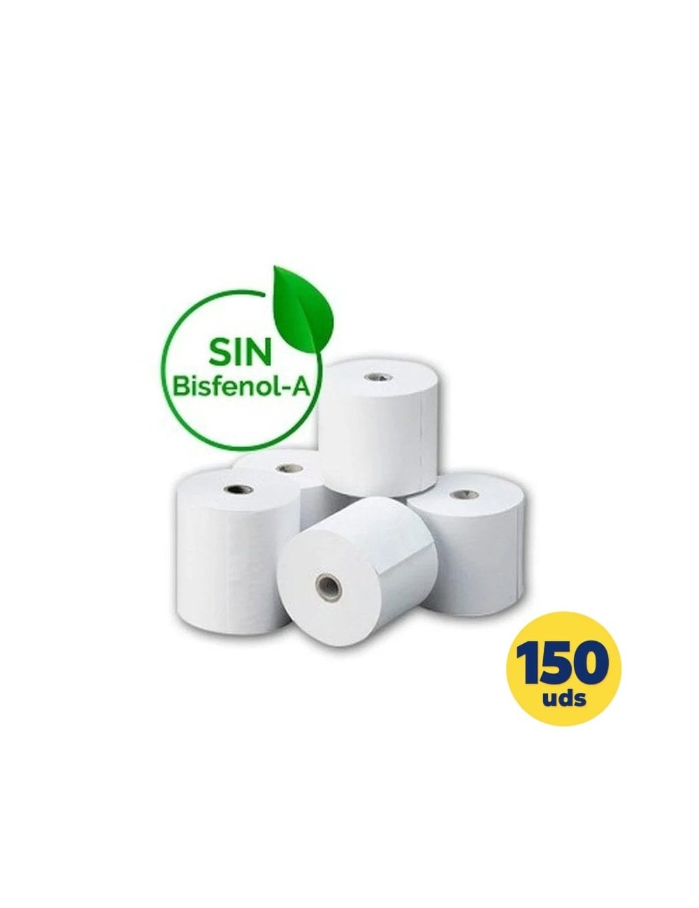 Caja de Rollos de Papel Térmico Genérico 57X50 BPA/ 57 X 50mm/ 15 paquetes/ 150 unidades