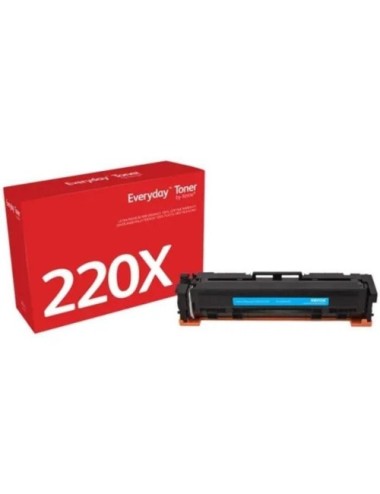 Tóner compatible Xerox 006R05209 compatible con HP W2201X Alta Capacidad/ 5500 páginas/ Cian