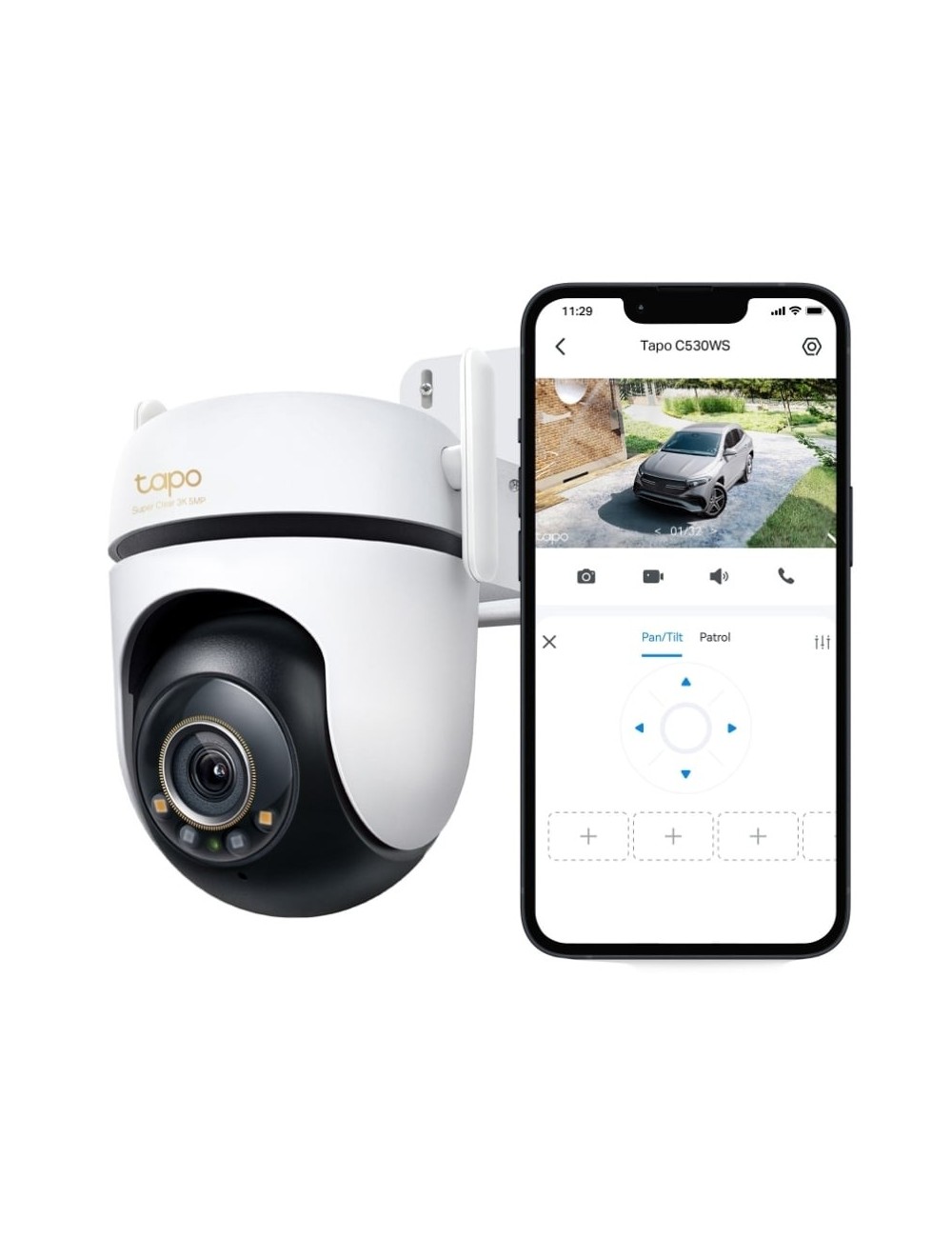 Cámara de Videovigilancia TP-Link Tapo C530WS/ 360º/ Visión Nocturna/ Control desde APP