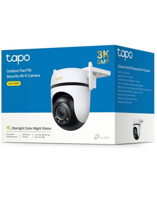 Cámara de Videovigilancia TP-Link Tapo C530WS/ 360º/ Visión Nocturna/ Control desde APP