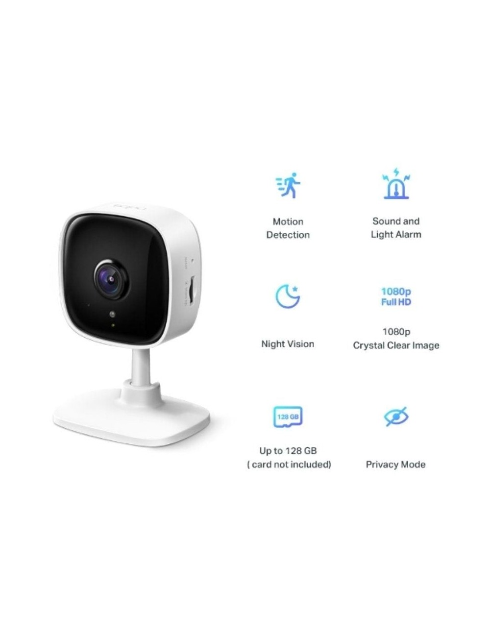 Cámara de Videovigilancia TP-Link Tapo TC60/ Visión Nocturna/ Control desde APP