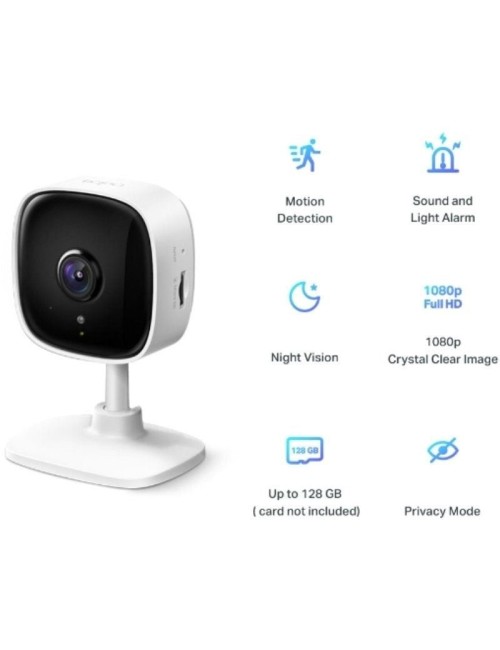 Cámara de Videovigilancia TP-Link Tapo TC60/ Visión Nocturna/ Control desde APP