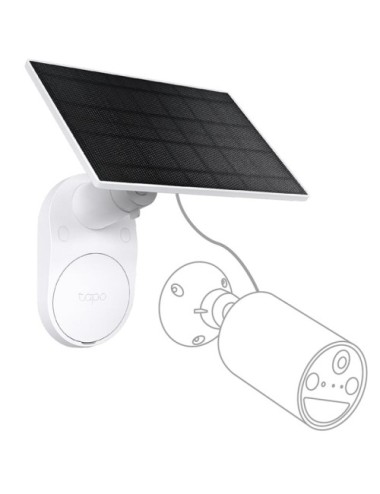 Panel Solar para Cámara de Vigilancia TP-Link TAPO A201/ 2.5W/ Compatible con Baterías Tapo (no incluida)