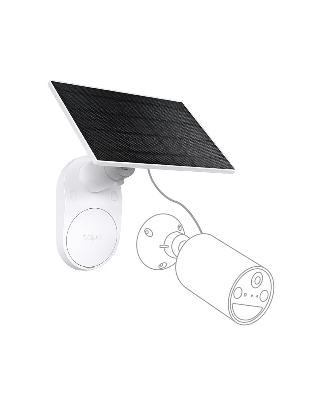 Panel Solar para Cámara de Vigilancia TP-Link TAPO A201/ 2.5W/ Compatible con Baterías Tapo (no incluida)