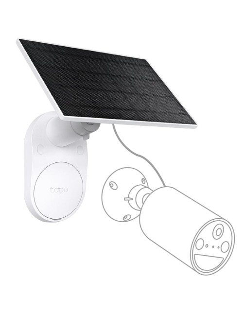 Panel Solar para Cámara de Vigilancia TP-Link TAPO A201/ 2.5W/ Compatible con Baterías Tapo (no incluida)