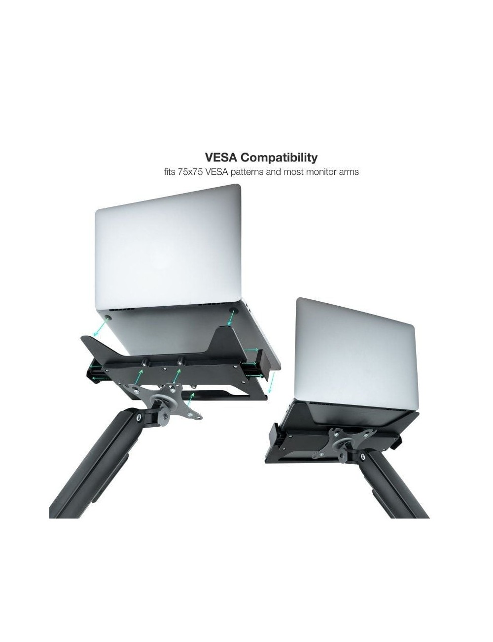 Soporte TooQ TQLH1117-B para Portátiles hasta 17.3'/ Hasta 9Kg