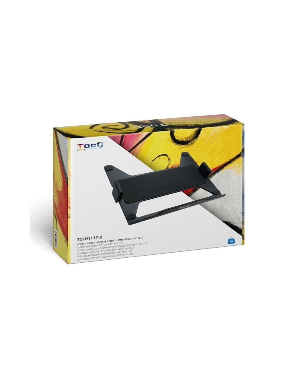 Soporte TooQ TQLH1117-B para Portátiles hasta 17.3'/ Hasta 9Kg